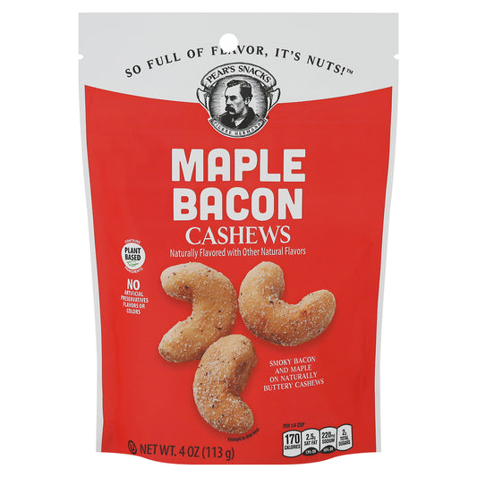 Pears Snacks Cashew Maple Bacon 4 Oz (Pack Of 6)