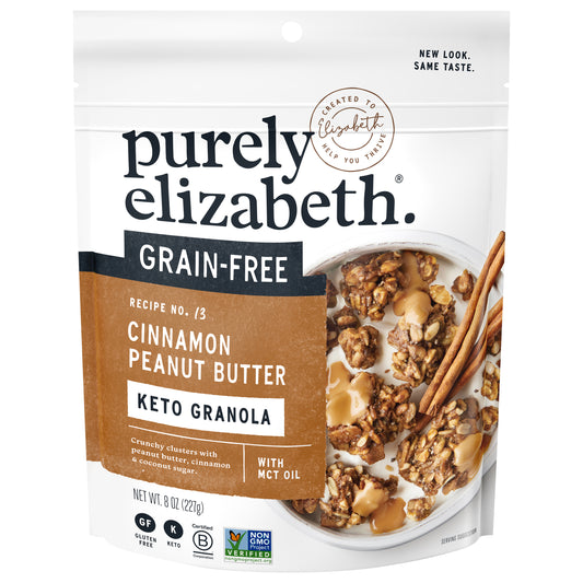 Purely Elizabeth Granola Peanut Butter Cinnamon 8 oz (Pack Of 6)