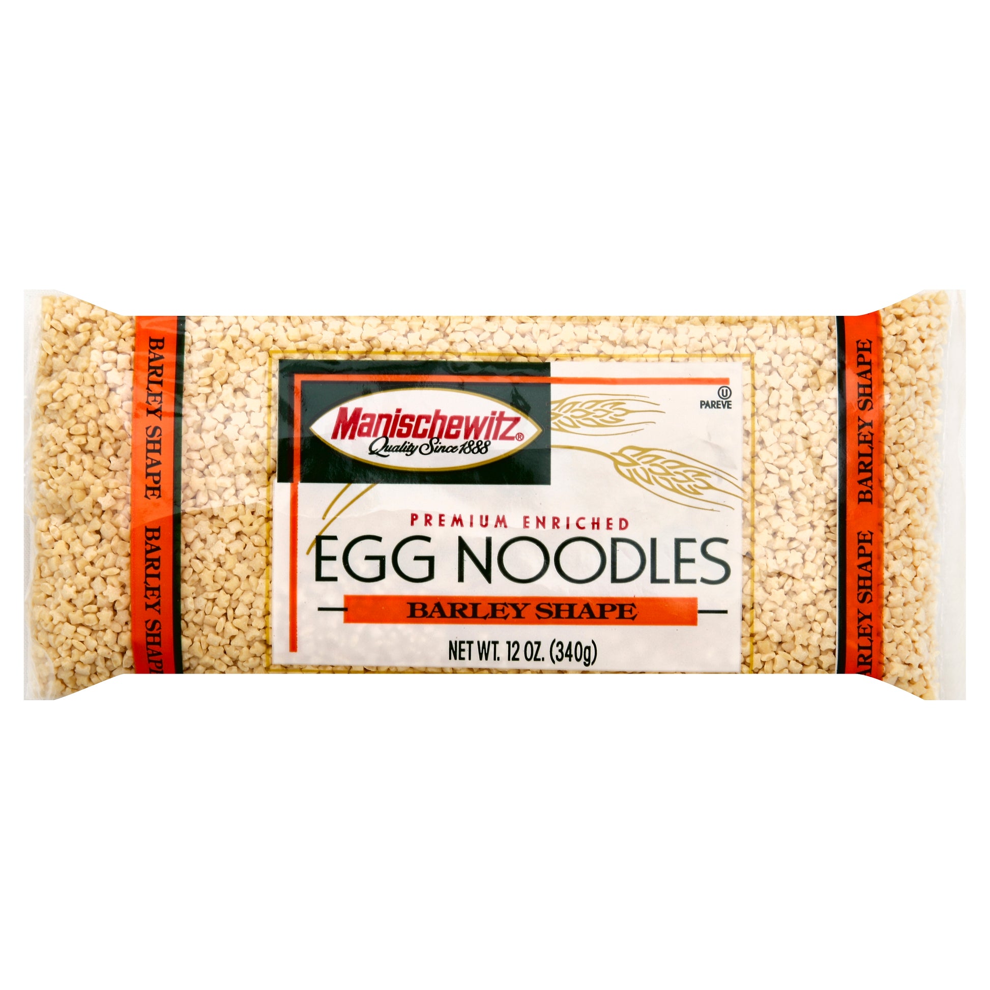 Manischewitz Noodle Egg Barley Bag 12 Oz (Pack Of 12)