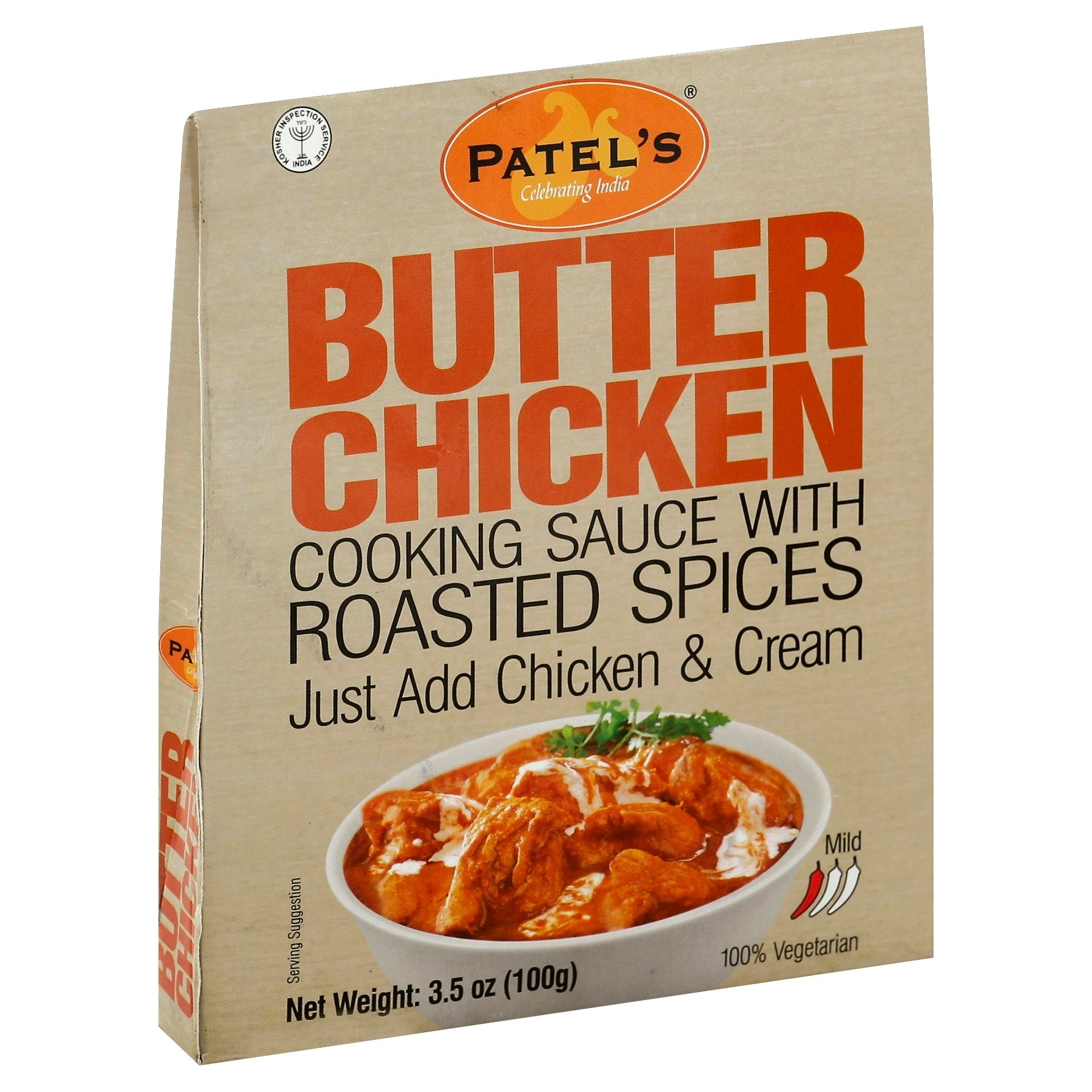Patel Sauce Butter Chicken With Roasted Spiced 3.53 oz (Pack of 6)