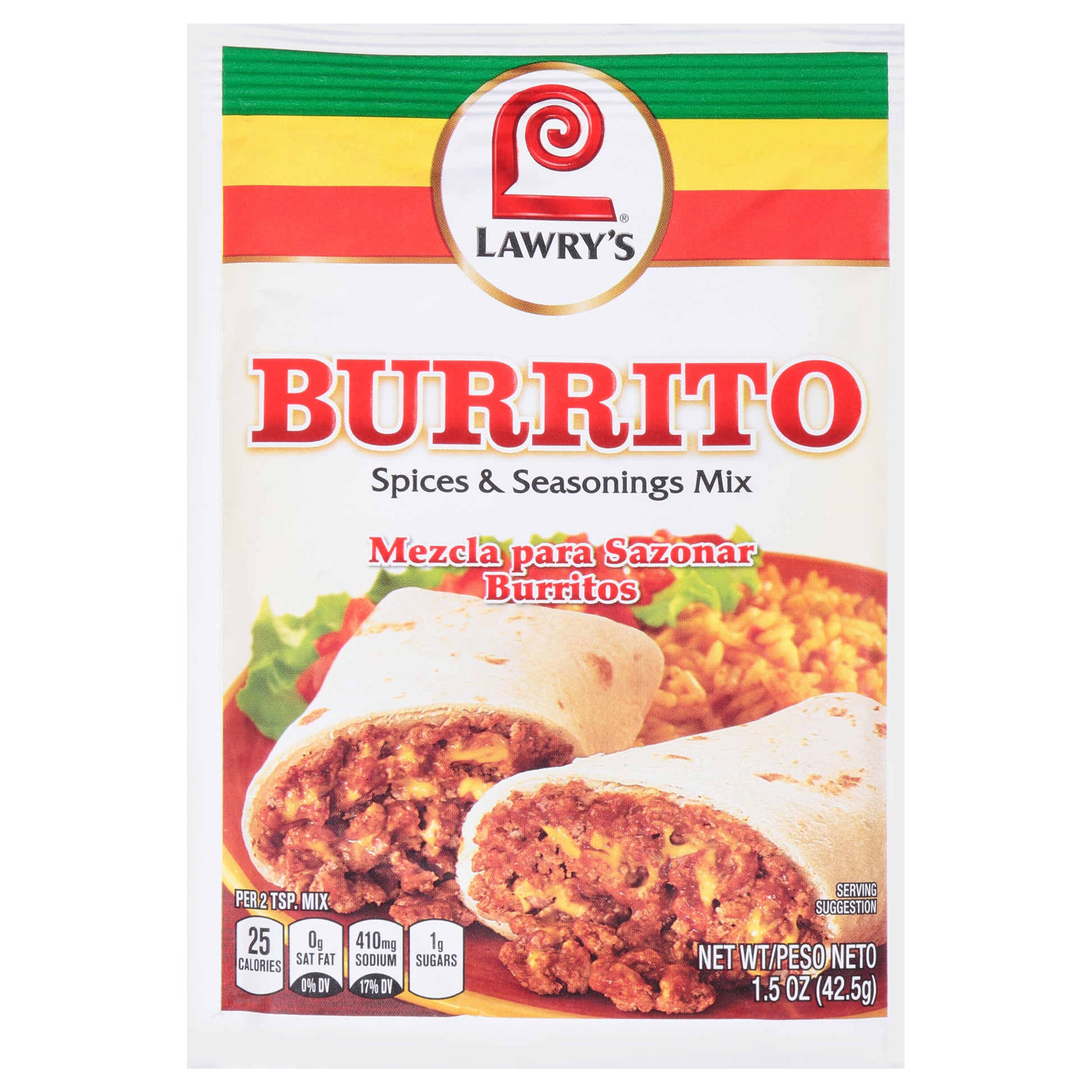 Lawrys Mix Seasoning Burrito 1.5 oz (Pack Of 12)