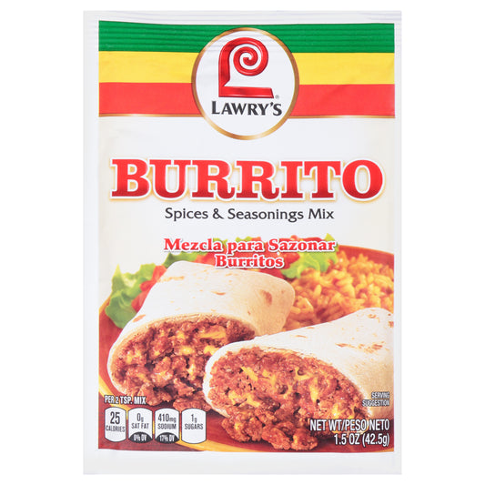Lawrys Mix Seasoning Burrito 1.5 oz (Pack Of 12)