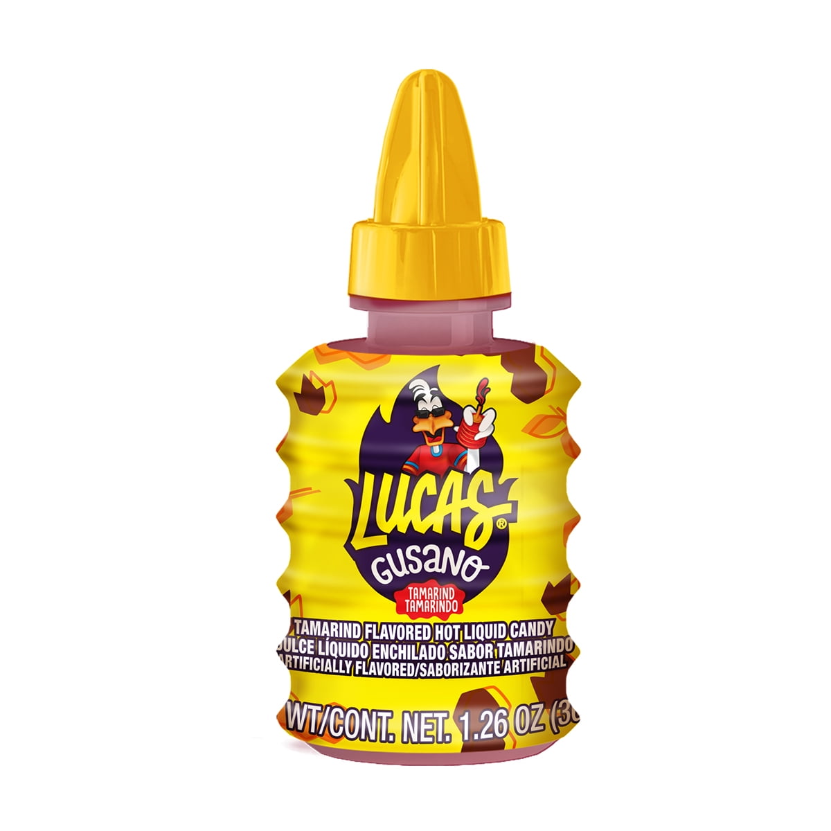 LUCAS (Pack of 90) Lucas Candy Gusano Tamarind Natural Mexican Confection 10 P 1.26 Oz