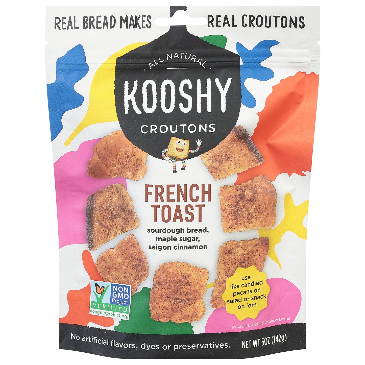 Kooshy Croutons French Toast 5 Oz (Pack Of 6)