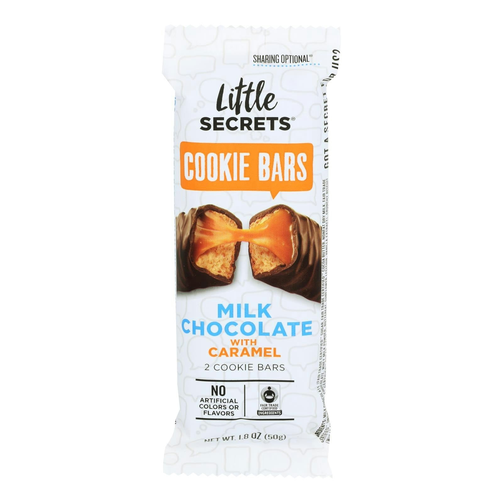 Little Secrets Cookie Bars Milk Chocolate Caramel