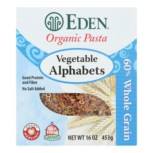 Eden Foods - Pasta - Vegetable Alphabets 16 oz (Pack of 6)