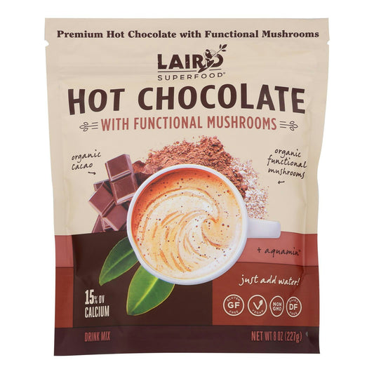 Laird Superfood Hot Chocolate Mushroom 8 Oz Pack of 6