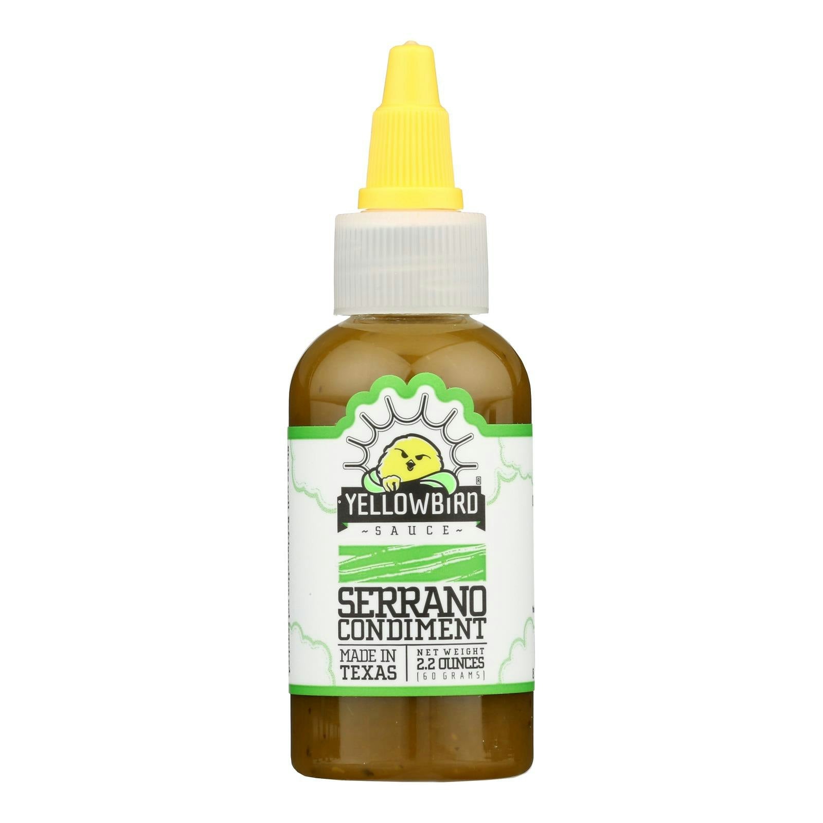 Yellowbird Sauce Condiment Serrano 2.2 Oz Pack of 12