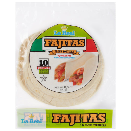 La Real Tortilla Fajita 10Pk 8.5 oz (Pack Of 24)