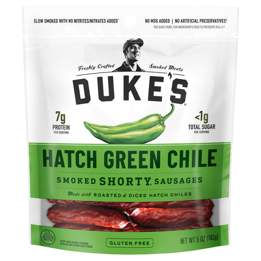 Dukes Sausage Smoked Green Chile 5 oz (Pack Of 8)