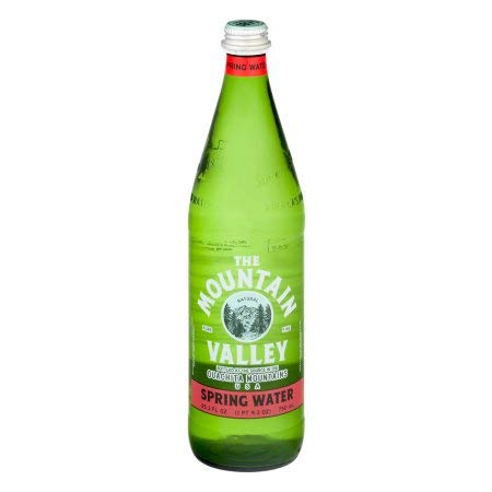 Mountain Valley The Mountain Valley Water Spring Glass Bottle Non Carbonated