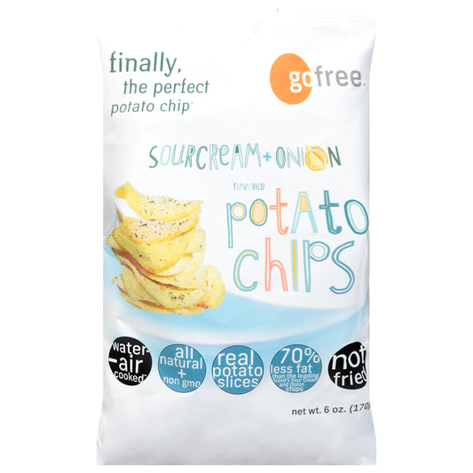 Go Free Chips Sour Cream Onion 6 oz (Pack Of 6)