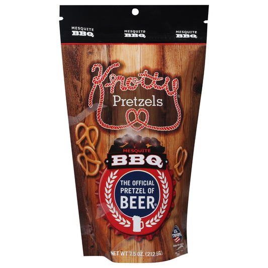 Knotty Pretzels Pretzels Mesquite Barbeque 7.5 oz (Pack Of 12)