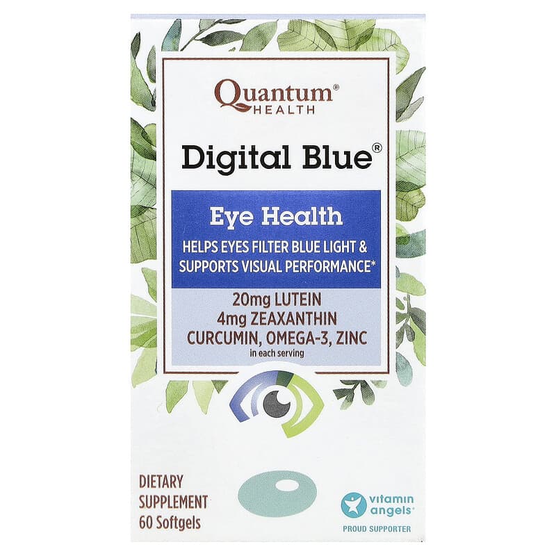 QUANTUM (Pack of 3) Quantum Softgels Digital Blue Vitamin Herbal Supplement 60 Sg