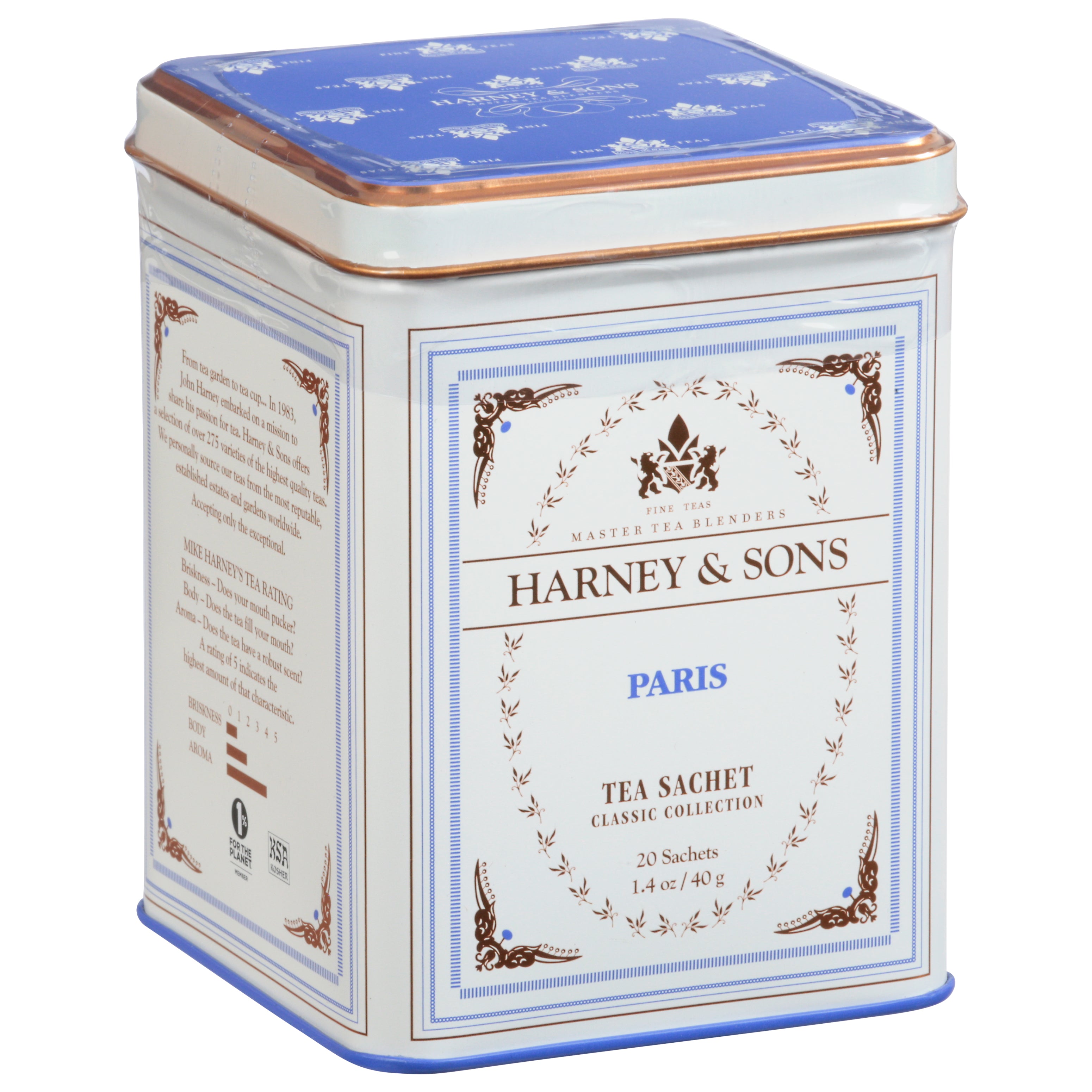 Harney & Sons Tea Paris White Sachet 20 Bag