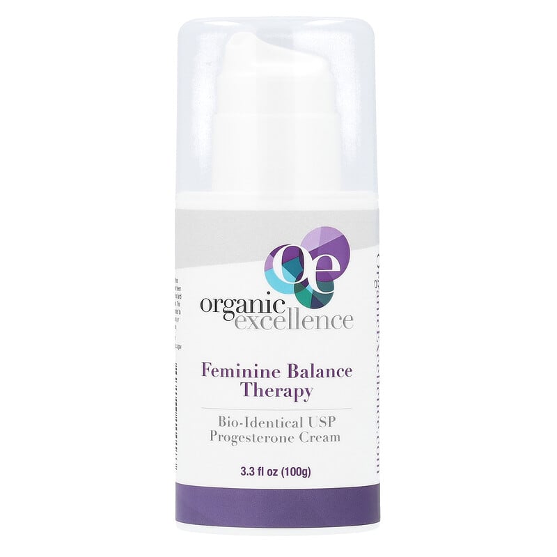 Organic Excellence Progesterone Cream Pump