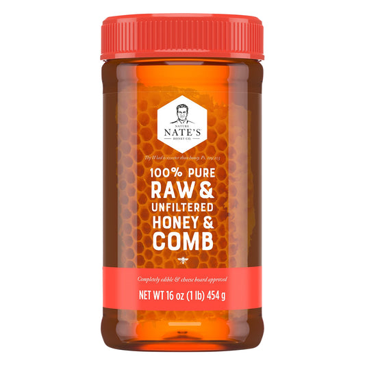 Nature Nates Honey With Comb Classic 16 oz (Pack Of 6)