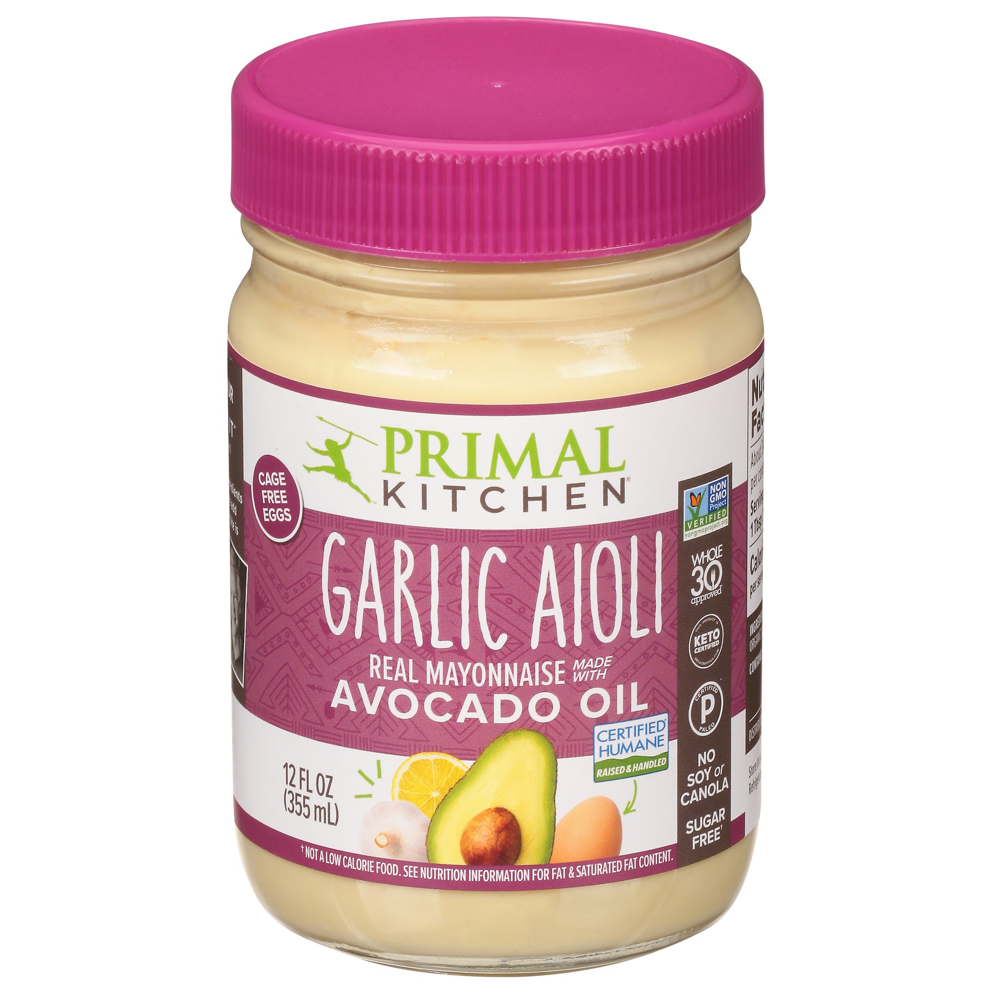 Primal Kitchen Mayo Garlic Aioli Avocado Oil 12 oz (Pack Of 6)