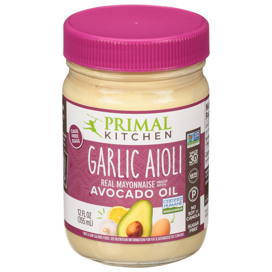 Primal Kitchen Mayo Garlic Aioli Avocado Oil 12 oz (Pack Of 6)