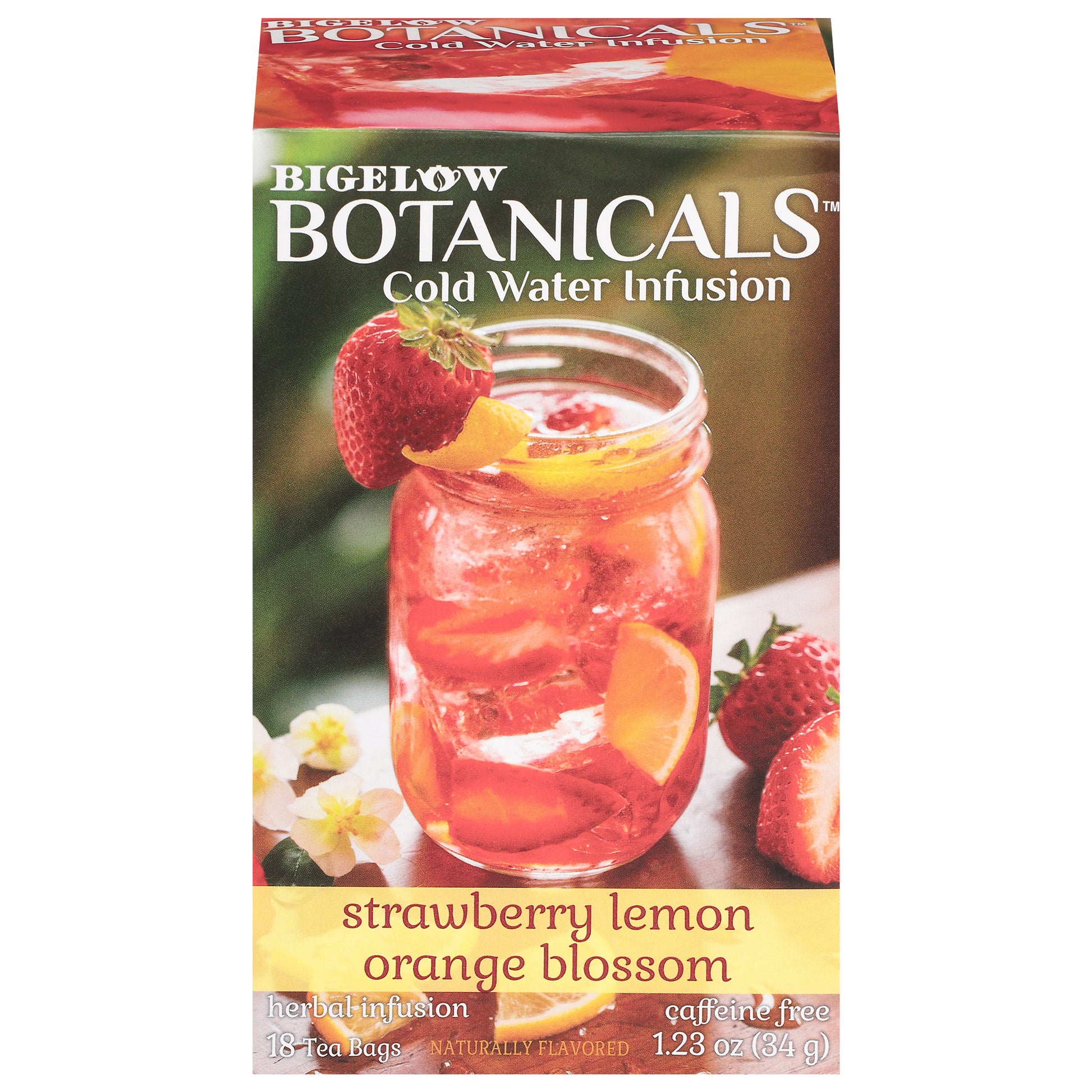 Bigelow Tea Strawberry Lemon Orange 1.23 oz (Pack Of 6)