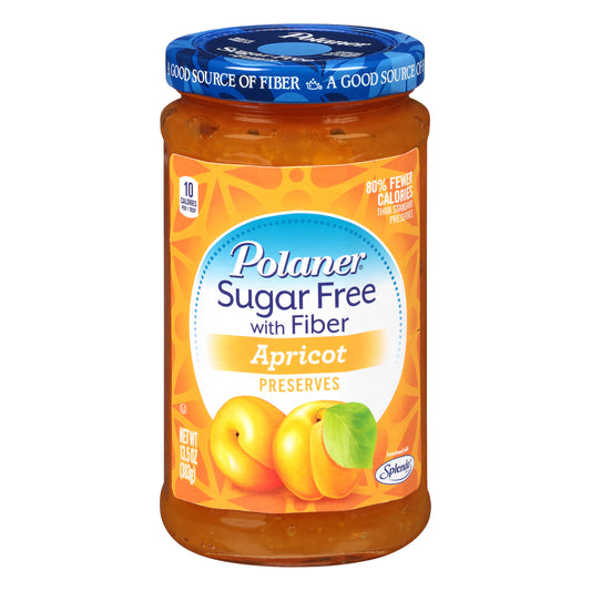 Polaner Preserve Sugar free Apricot 13.5 Oz (Pack Of 12)