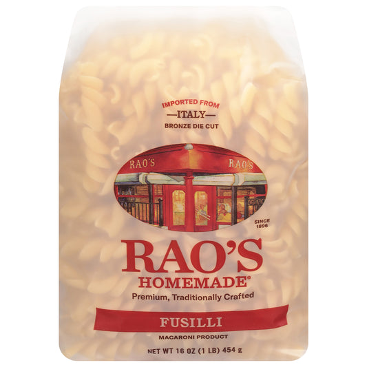 Raos Pasta Fusilli 16 oz (Pack Of 6)