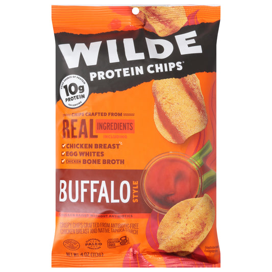 Wilde Snacks Chip Chicken Buffalo 4 oz (Pack Of 12)