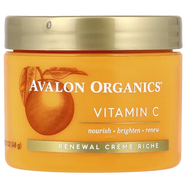 AVALON ORGANICS (Pack of 3) Avalon Organics Creme Riche Renewal Facial Moisturizer 1.7 Oz