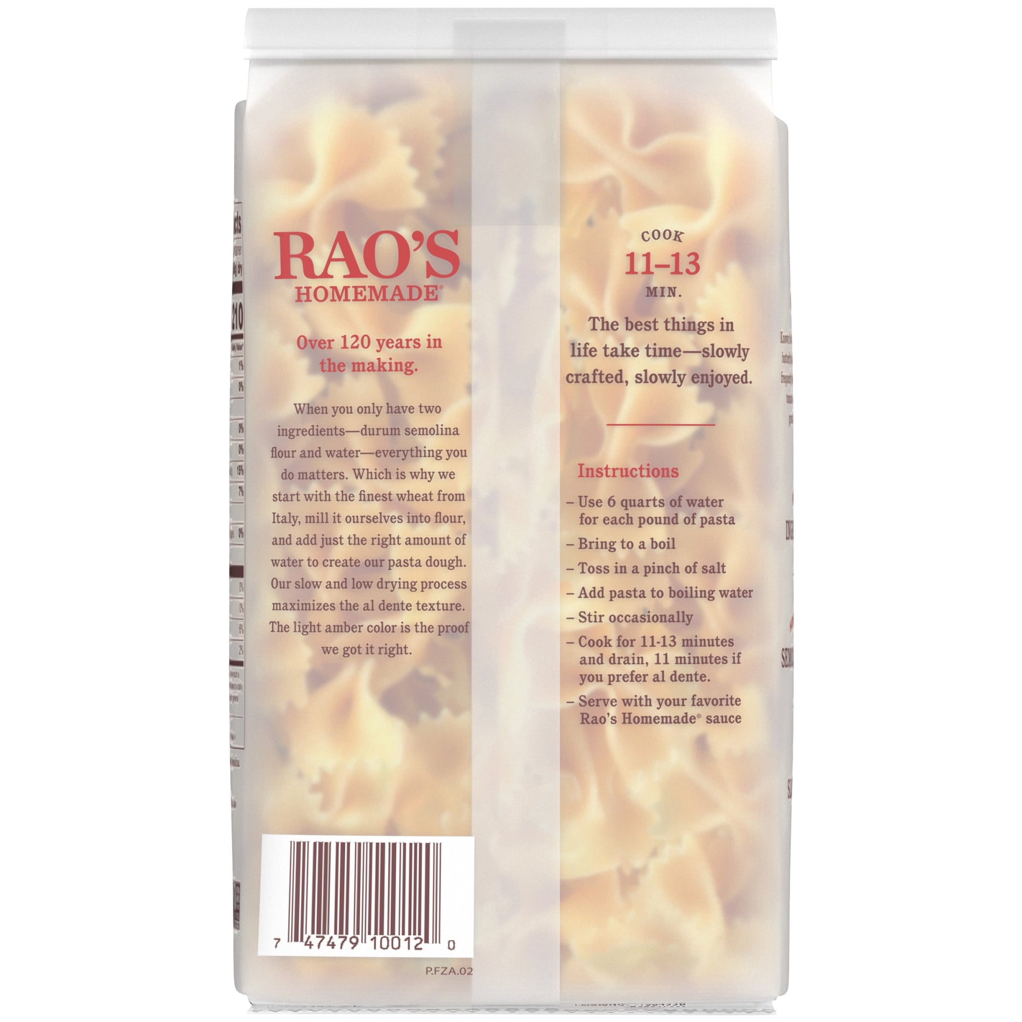 RAOS (Pack Of 18) Raos Pasta Farfalle 16 Oz