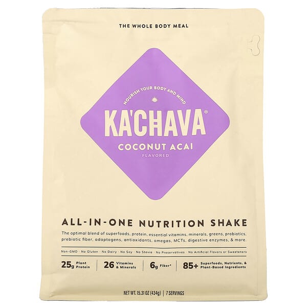 Kachava Nutrition Shake Coconut Acai 7 Servings