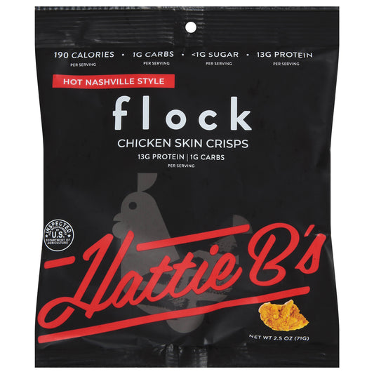 Flock Chips Chicken Skin Hattie 2.5 Oz (Pack Of 8)