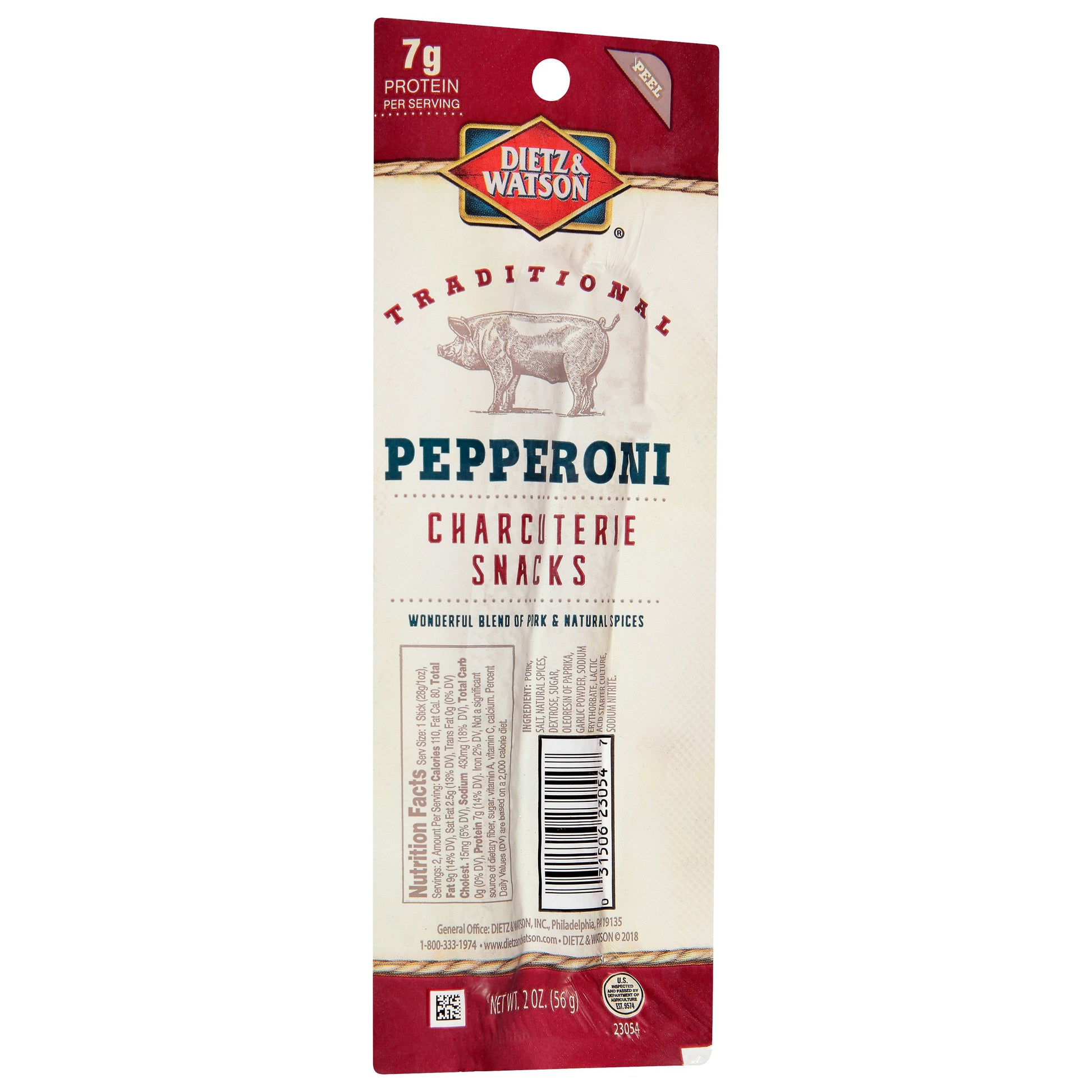 Dietz & Watson On The Go Pepperoni Stick - 2 Oz (Pack of 24)