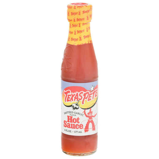 Texas Pete Sauce Hot Garlic 6 oz (Pack of 12)