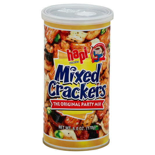 Hapi Cracker Mixed Can 6 oz (Pack Of 12)