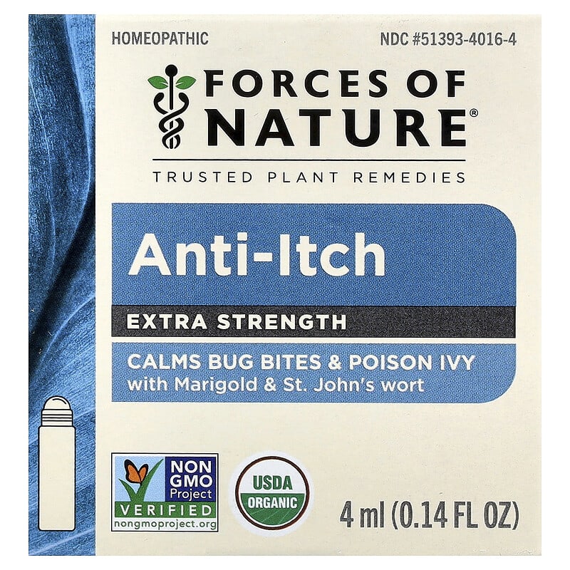 FORCES OF NATUR (Pack of 8) Forces of Nature Anti Itch Roll-on Homeopathic Medicine 4 mL