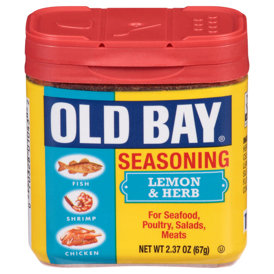 Old Bay Seasonings Lemon Herb 2.37 oz (Pack Of 12)