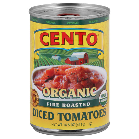 Cento Tomatoes Diced Fire Roasted 15 oz (Pack Of 12)