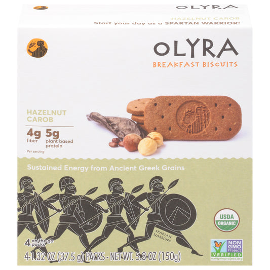 Olyra Biscuit Breakfast Hazelnut Organic 5.3 oz (Pack Of 6)