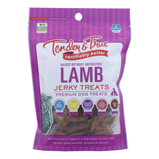 Tender & True - Dog Treats Lamb Jerky 4.00 oz (Pack of 10)