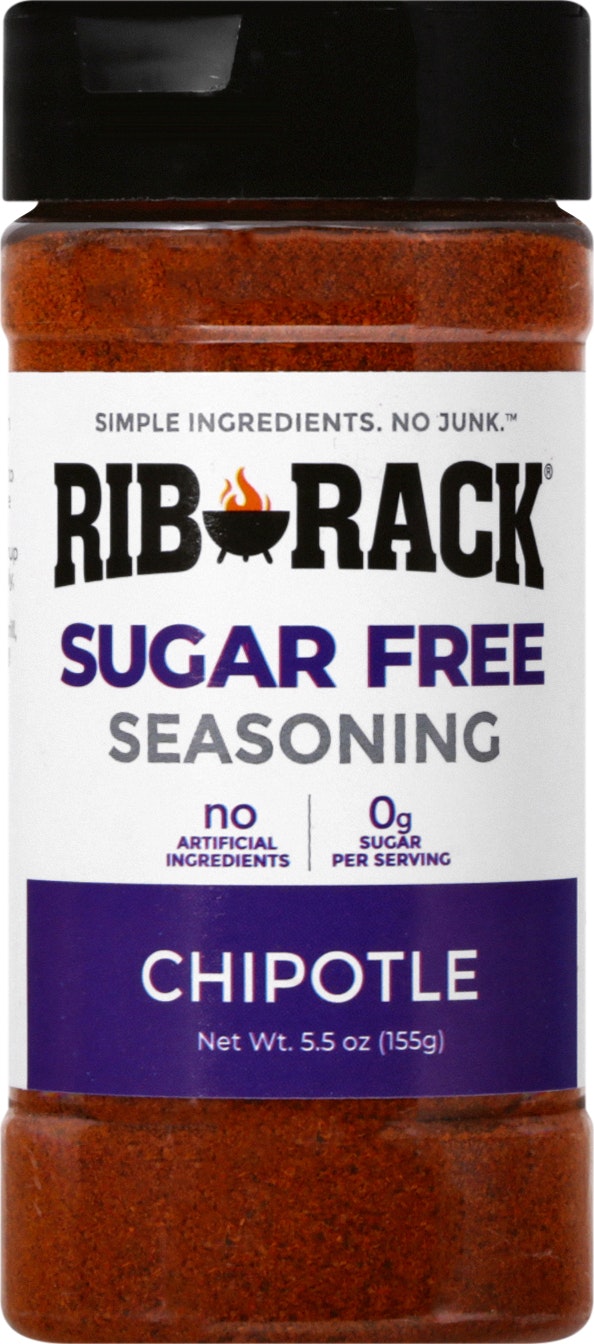 Rib Rack Seasoning Rub Chipotle Sugar Free 5.5 Oz (Pack of 6)