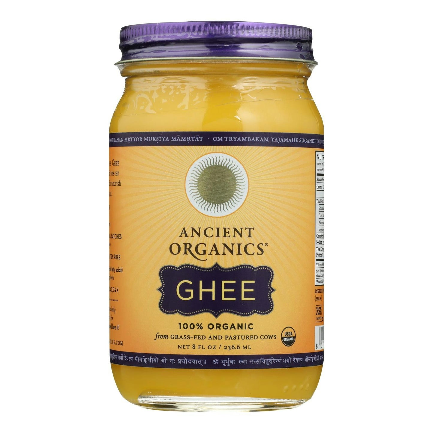 Ancient Organics Ghee Organic (Pack of 6)