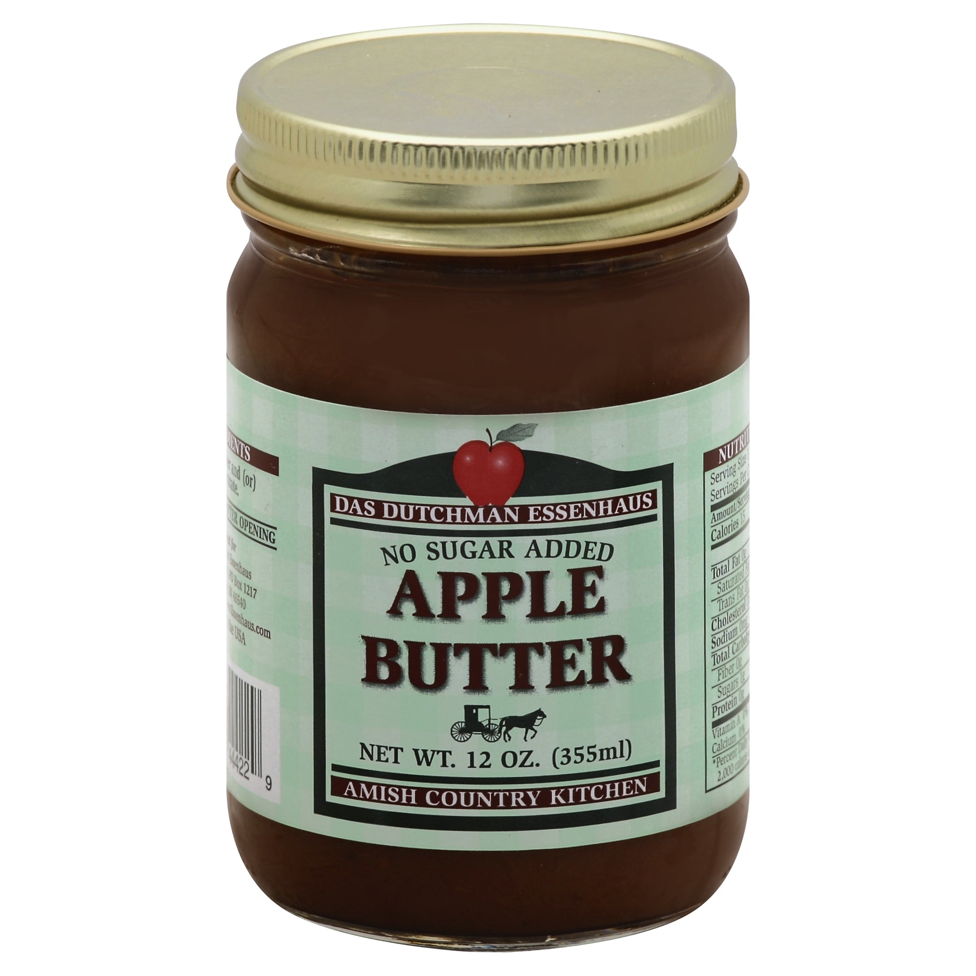 Essenhaus Fruit Spread No Sugar Add Apple butter 12 Oz (Pack Of 12)