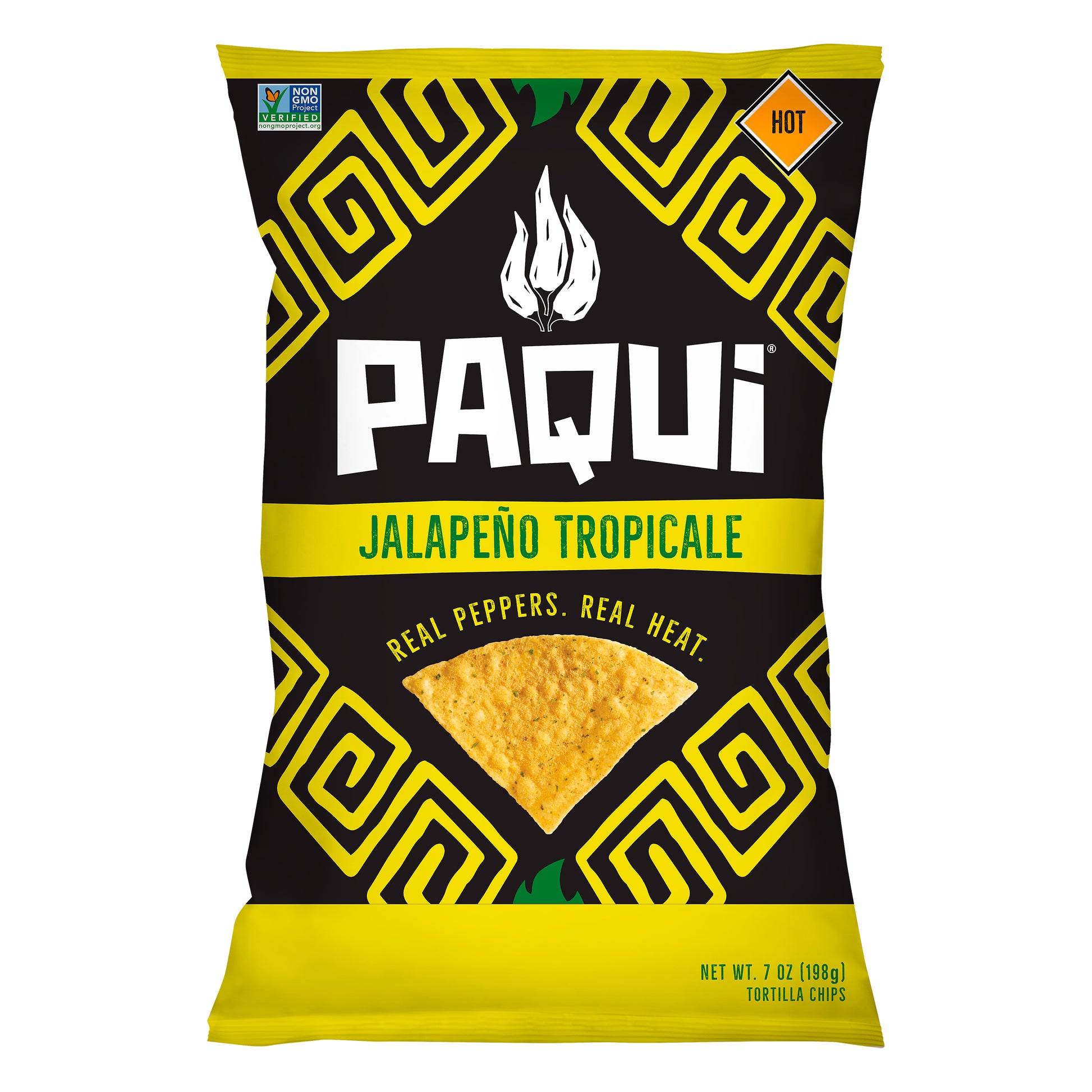 Paqui Chip Tortilla Jalapeno Tropical 7 oz (Pack Of 6)