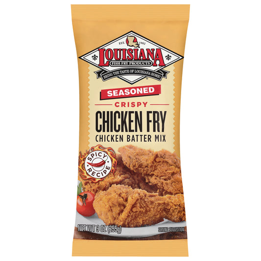 Louisiana Fish Fry Mix Chicken Fry 9 oz (Pack Of 12)