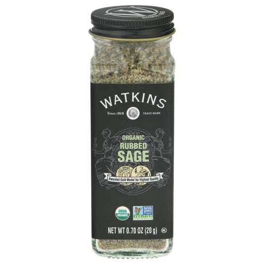 Watkins Seasoning Sage Rubbed Organic 0.7 Oz (Pack of 6)