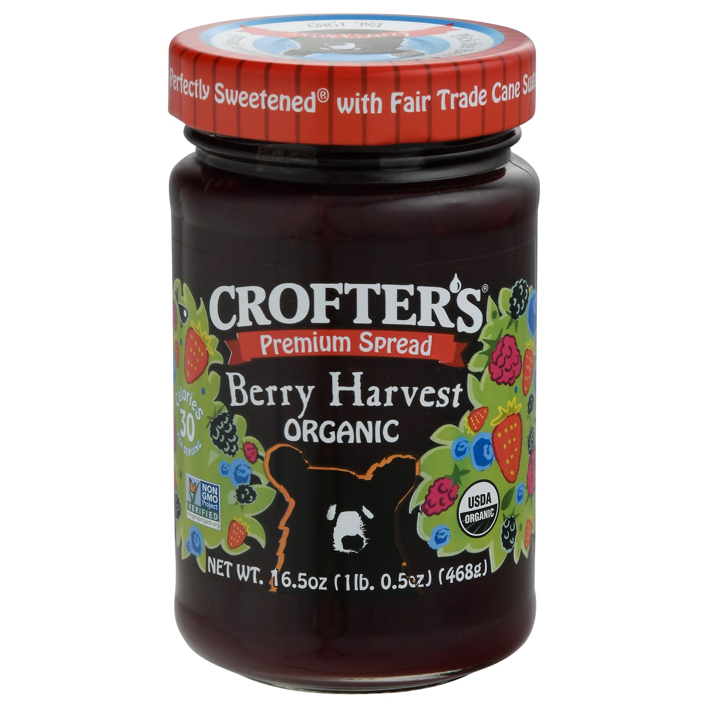 Crofters Spread Fruit Berry Harvest 16.5 oz (Pack Of 6)