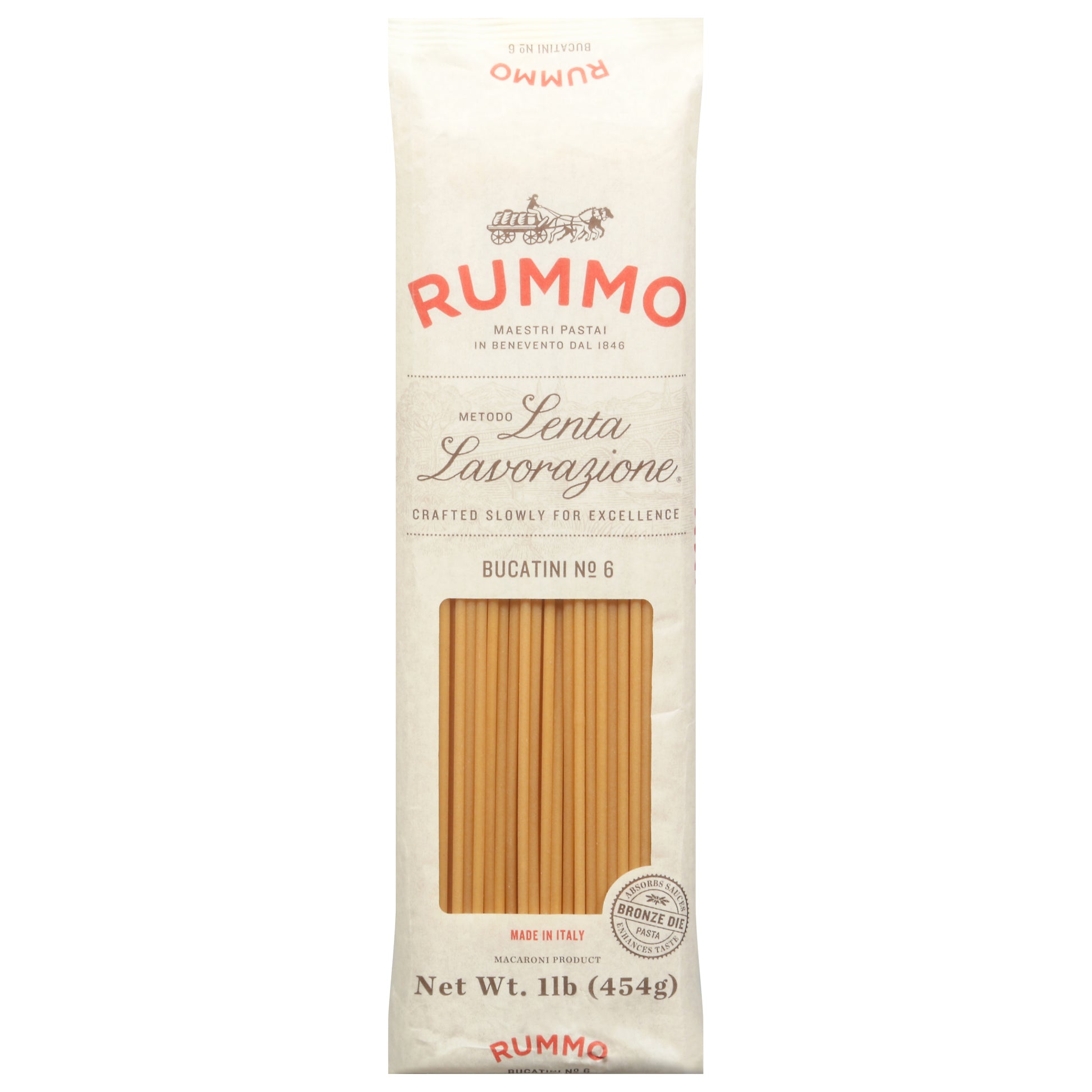Rummo Pasta Bucatini 1 Lb (Pack Of 20)
