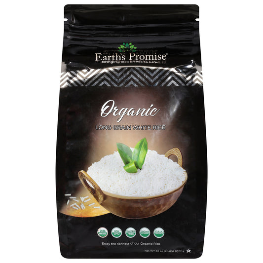 Earths Promise Rice White Long Grain Organic 2 Lb (Pack Of 5)