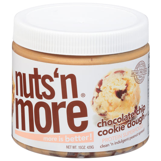 Nuts and More Spread Peanut Butter Cookie Dough 15 oz (Pack Of 6)