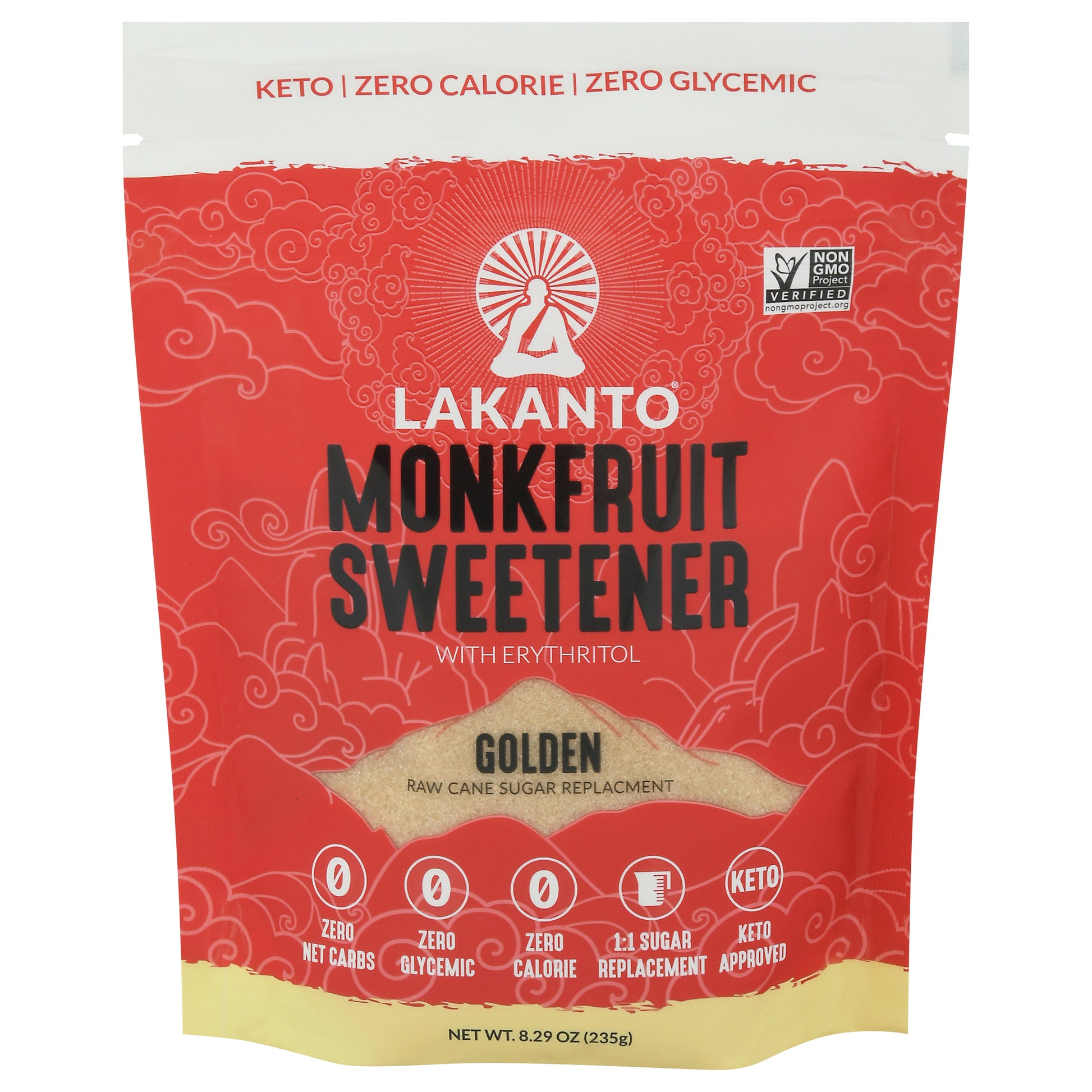 Lakanto Sweetener Pouch Golden Fruit 8.29 oz (Pack Of 10)